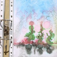 Monotypien und Experimente